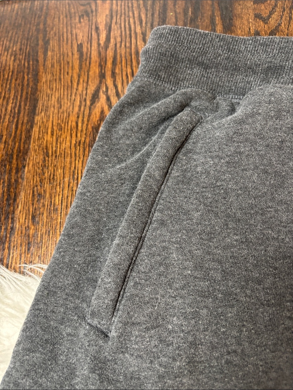 GOAT Brand Men’s Medium Charcoal Gray Jogger Sweatpants Crown Goat Logo Athletic - Picture 6 of 15